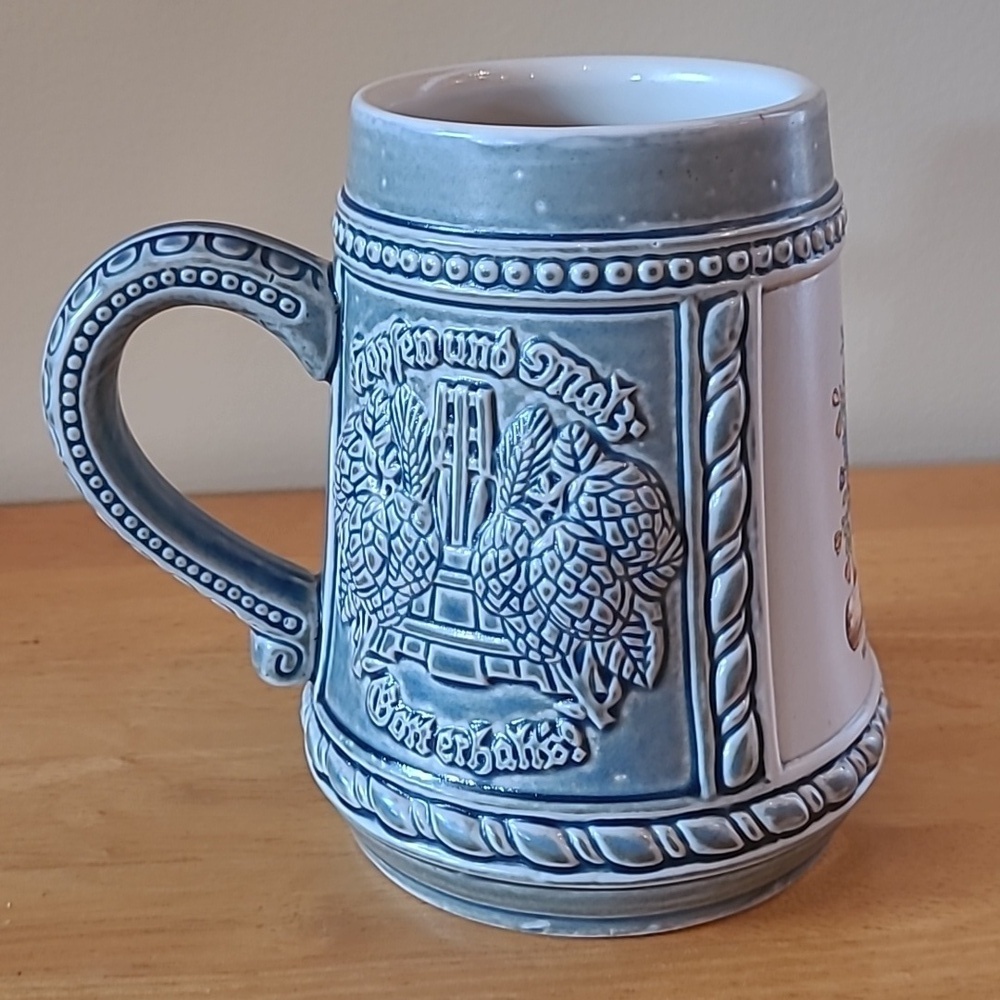 VINTAGE 1987 German Wandertage (Hiking Day) Nemmenich Stein Tankard - Picture 6 of 16